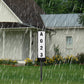 Solar House Number Sign 2 Color Solar Powered House Number Light with Stakes