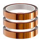3 Rolls High Temperature Polyimide Tape for Sublimation Heat Transfer