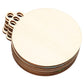 10Pcs Wooden Round Bauble Blank Christmas Tree Hanging Ornament DIY Craft