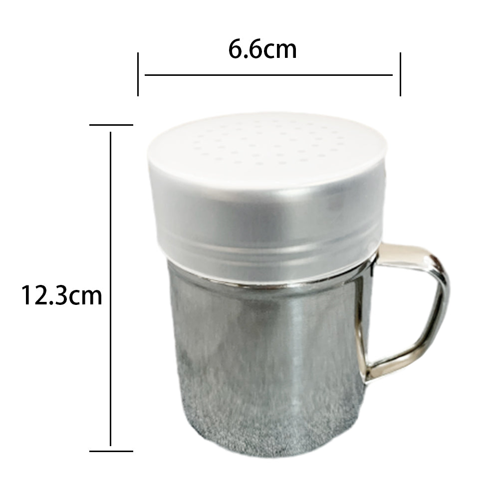 304 Stainless Steel Shaker Spice Bottle with Lid and Handle for Salt Candy And Pepper