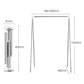 Stainless Steel Foldable Garment Rack