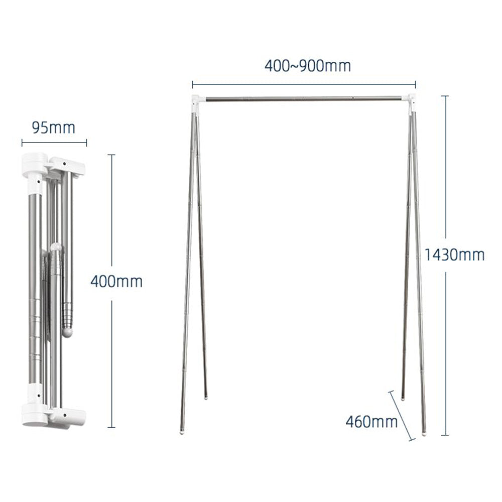 Stainless Steel Foldable Garment Rack