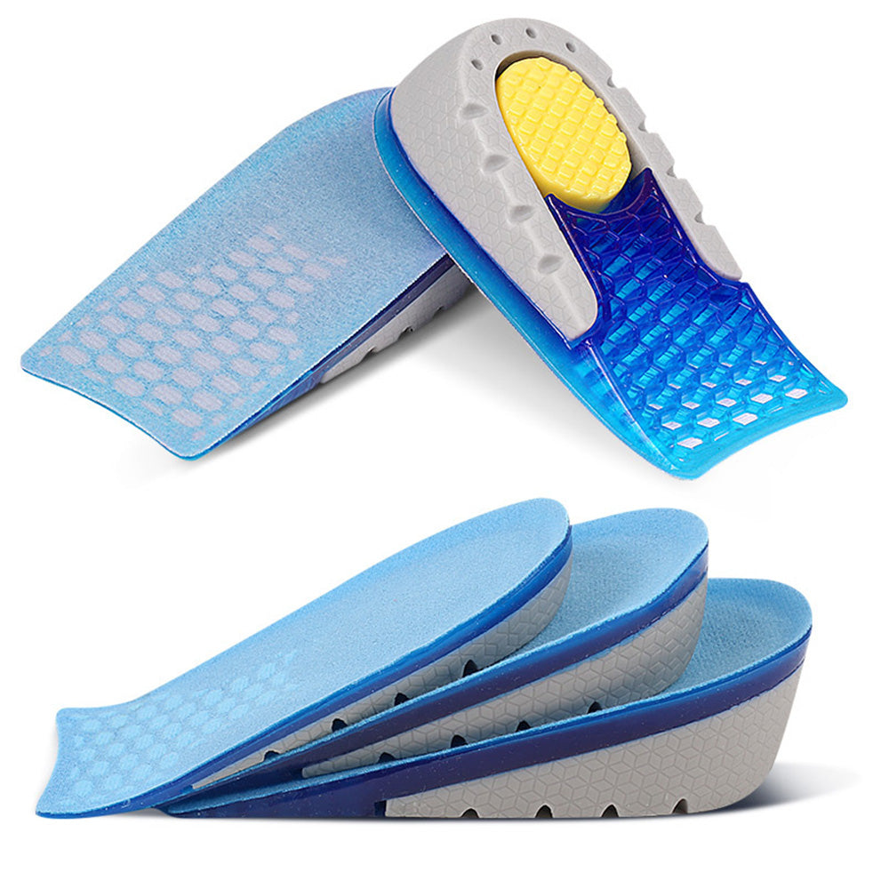 Men Women Invisible Height Increasing Insoles Heel Lifts For Shoes