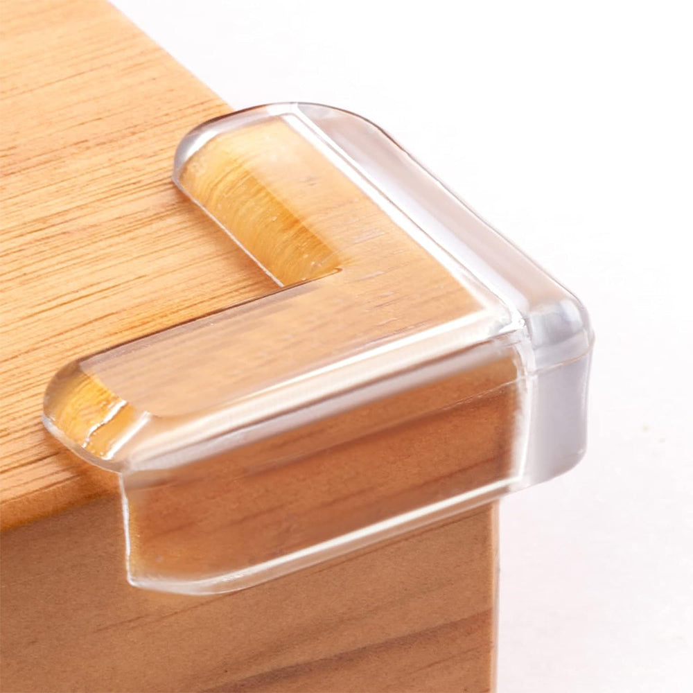16Pcs L-Shape Desk Edge Soft Protectors for Furniture Sharp Corner Guard