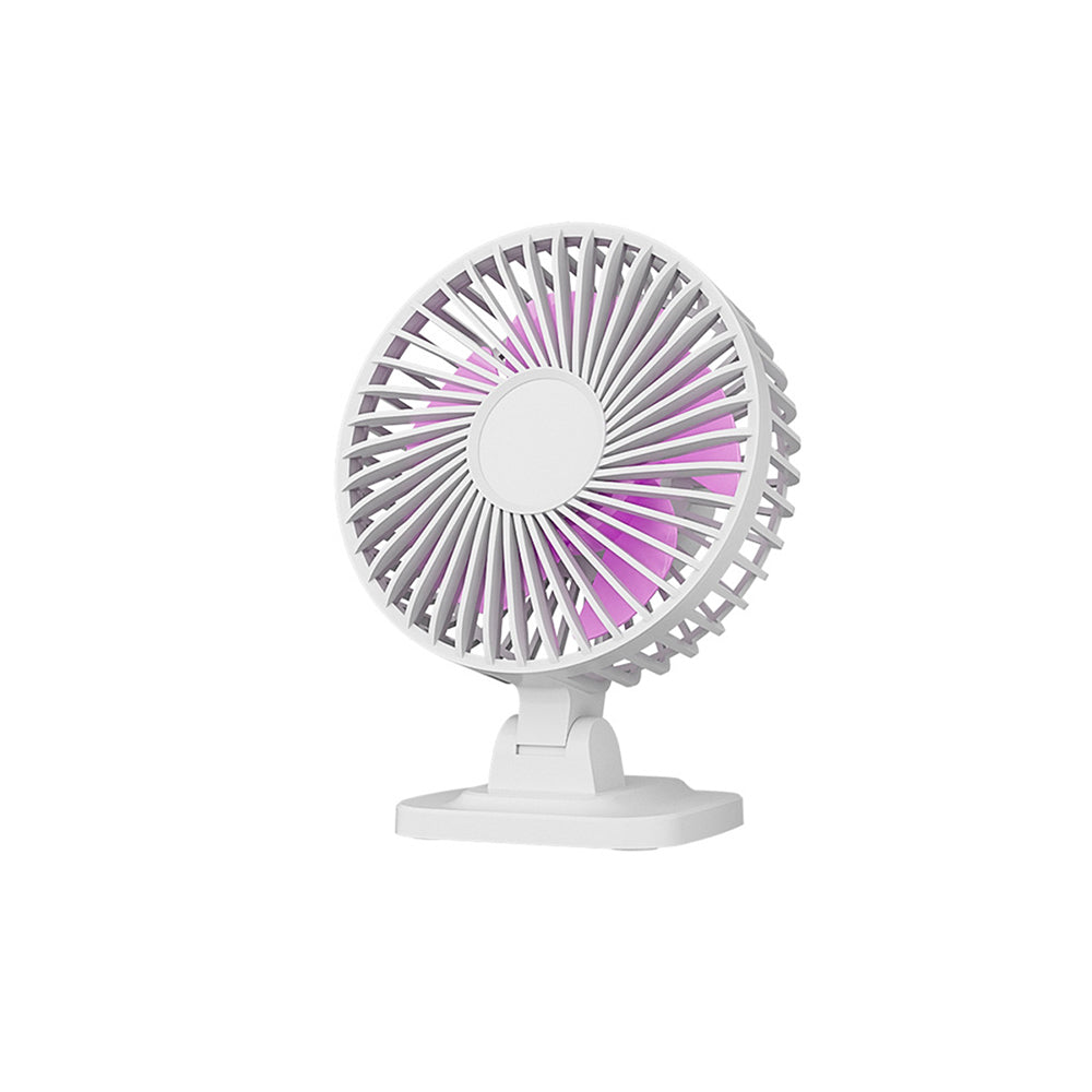 USB Desk Fan Small But Powerful 3 Speeds Adjustable for Home Office Car Summer Travel