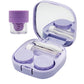 Manual Contact Lens Cleaner Washer and Contact Lens Storage Case with Mirror