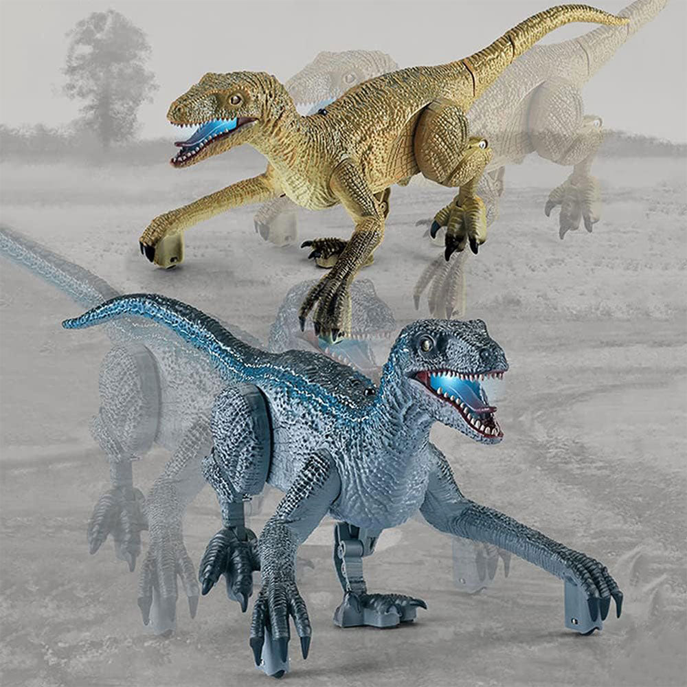 2.4G Dinosaur Toy Remote Control Walking Roaring Velociraptor