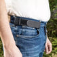 2PCS Elastic No Buckle Hook and Loop Nylon Waistband