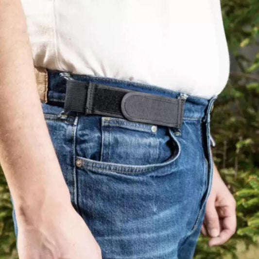 2PCS Elastic No Buckle Hook and Loop Nylon Waistband