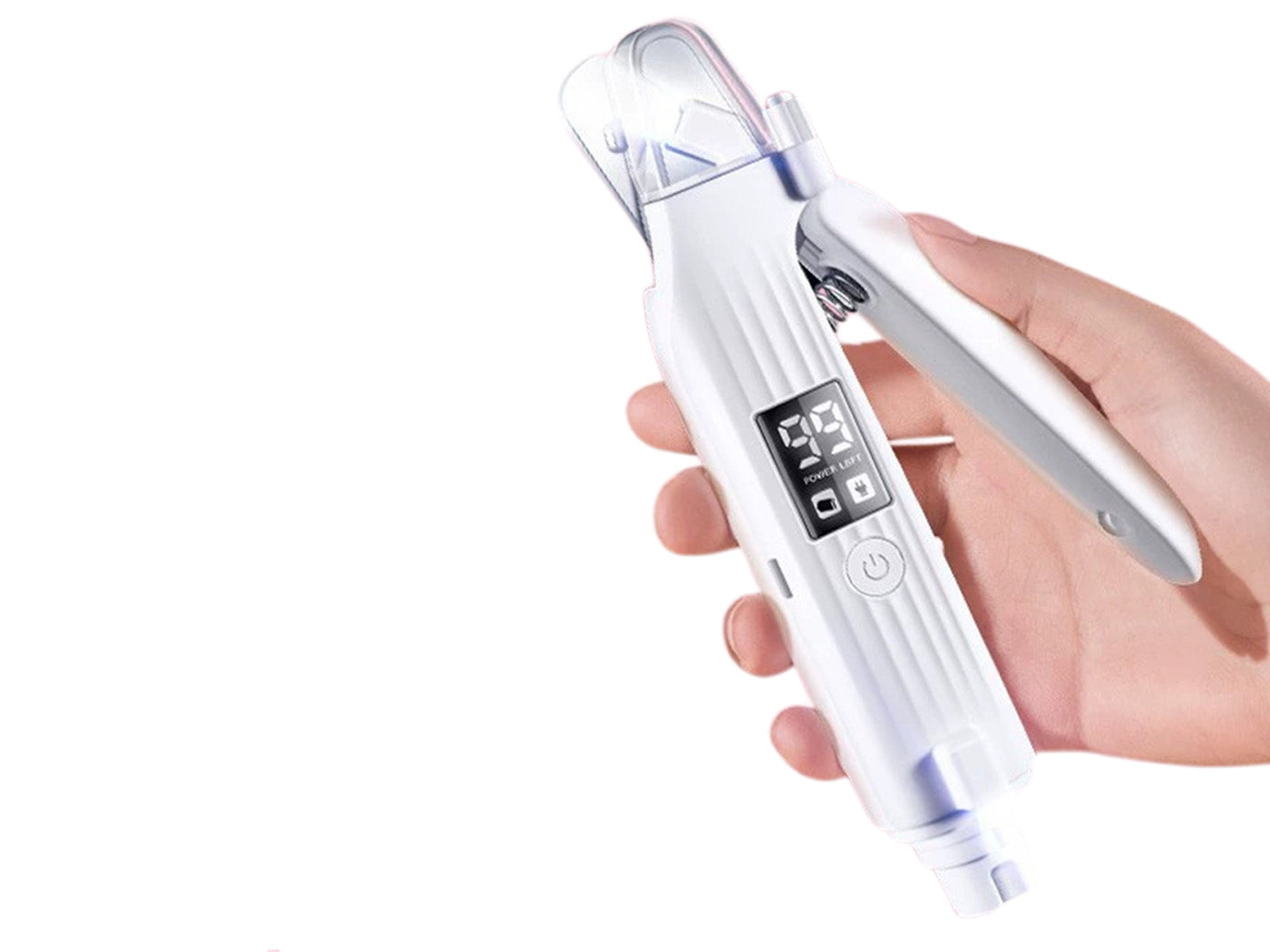 3-in-1 Cat Nail Clippers USB Rechargeable Dog Nail Trimmers with 2 LED Lights
