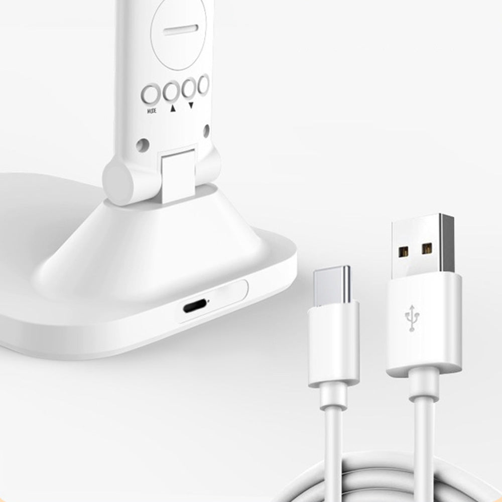 Desk Lamp For Home Office With LCD Display Rechargeable Portable