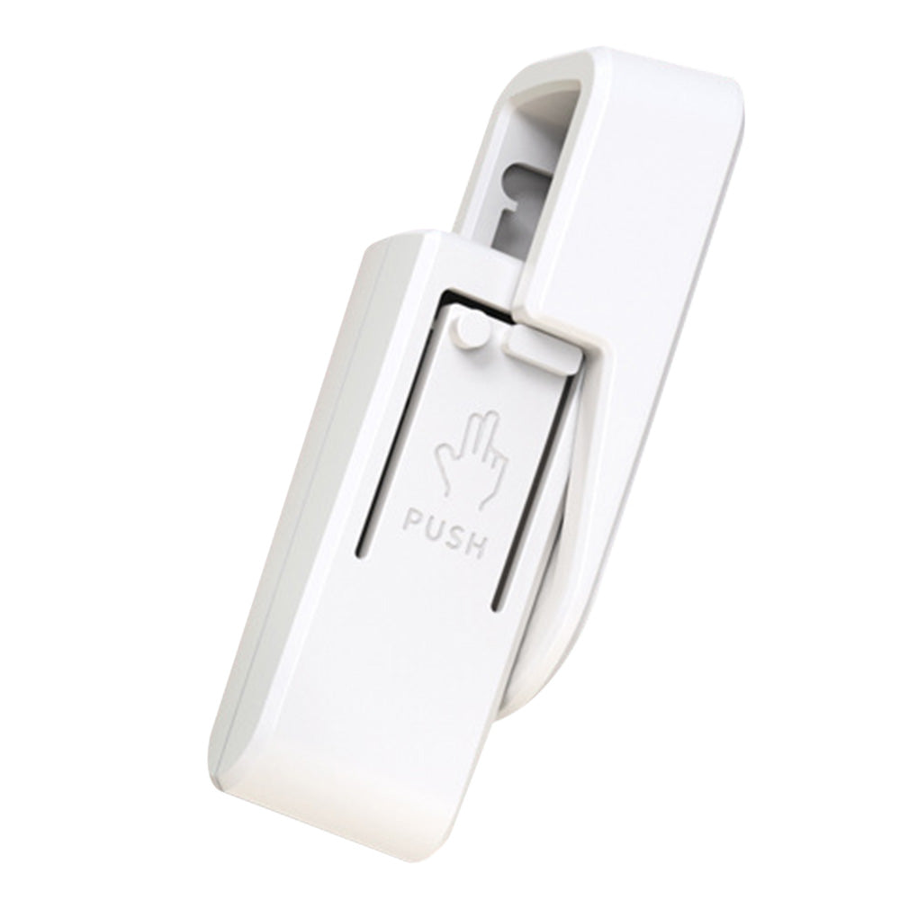 2Pcs Stick On Door Lever Lock Without Drilling Door with Adhesive for Home