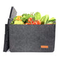 2Pcs 12 Bottle Wine Tote Bag Wine Carry Case-Grey and Black