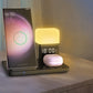 6 in 1 Charging Station with Alarm Clock Night Light for iPhone 16 15 Samsung S25 S24