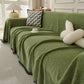 Sofa Throw Rug Cover Large Blanket for Couch Furniture Protector-Green