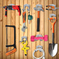 4Pcs Tool Hooks Metal Garage Storage Utility Hooks Hanger Holder Wall Mount Hook