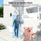 1080p FHD Security Video Dual Camera Doorbell Camera Smart AI Detection Doorbell