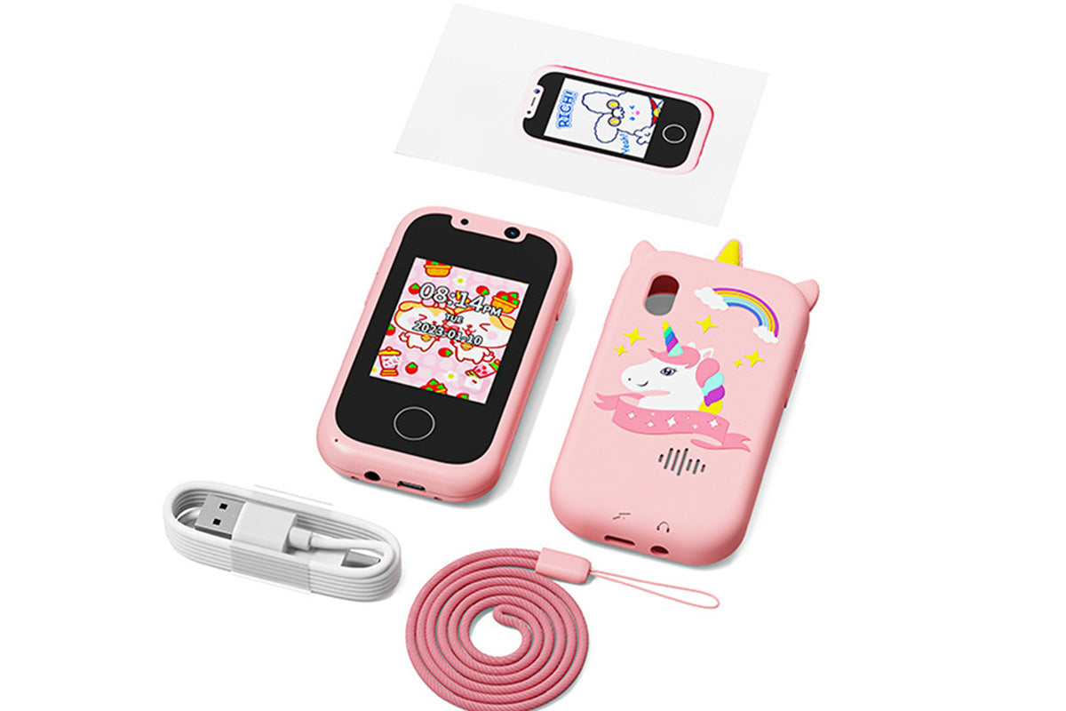Unicorns Smart Phone Learning Play Toy Phone With Camera For Little Ones Age 4+