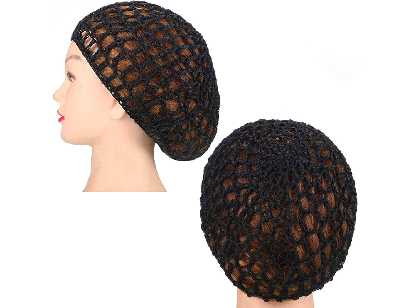 Crochet Hair Nets Hair Caps Braided Weaving Wig Cap Sleep Hat Wrap Caps