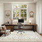 Large Floor Rug Crystal Velvet Vintage Boho Non-Slip Carpet for Bedroom Dining Room