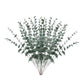 130Pcs Artificial Eucalyptus Leaves Bundle 5 Types for Vase Wedding DIY Home Decor