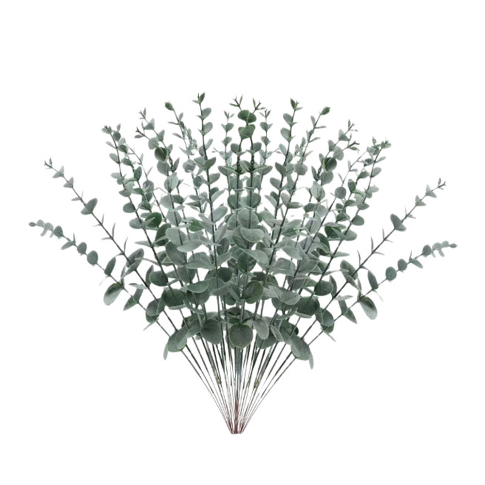 130Pcs Artificial Eucalyptus Leaves Bundle 5 Types for Vase Wedding DIY Home Decor