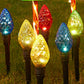 LED Strawberry Pathway Lights Solar Powered Outdoor Decoration for Lawn and Holiday Yard