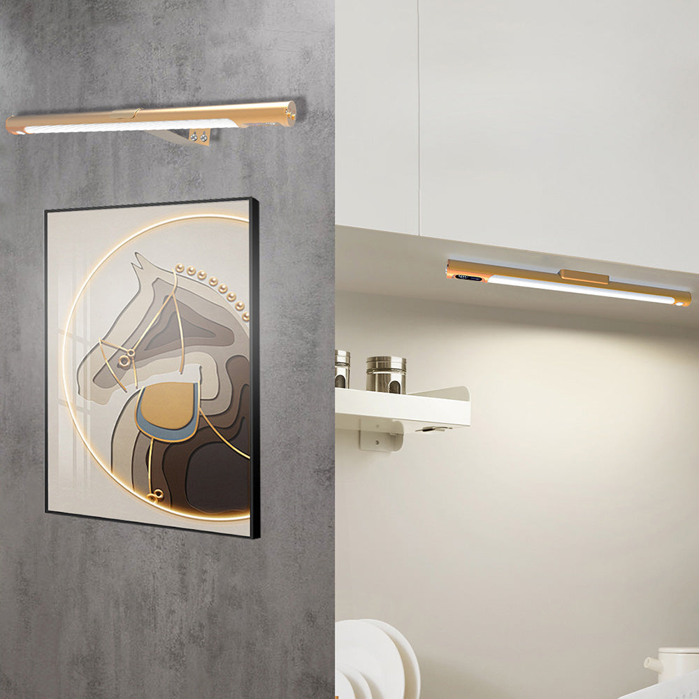 Rechargeable Wireless Wall Picture Light LED Motion Sensor Art Painting Lamp for Gallery Living Hallway