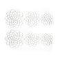 6Pcs 4/5/6 Inch Stainless Steel Reusable Flower Arranger Holder