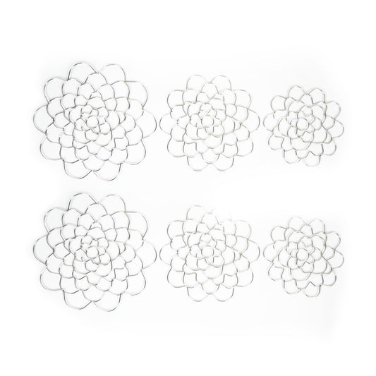 6Pcs 4/5/6 Inch Stainless Steel Reusable Flower Arranger Holder