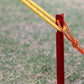 8Pcs Aluminum Alloy Tent Stakes Outdoor Camping Trip Tent Peg with Rope