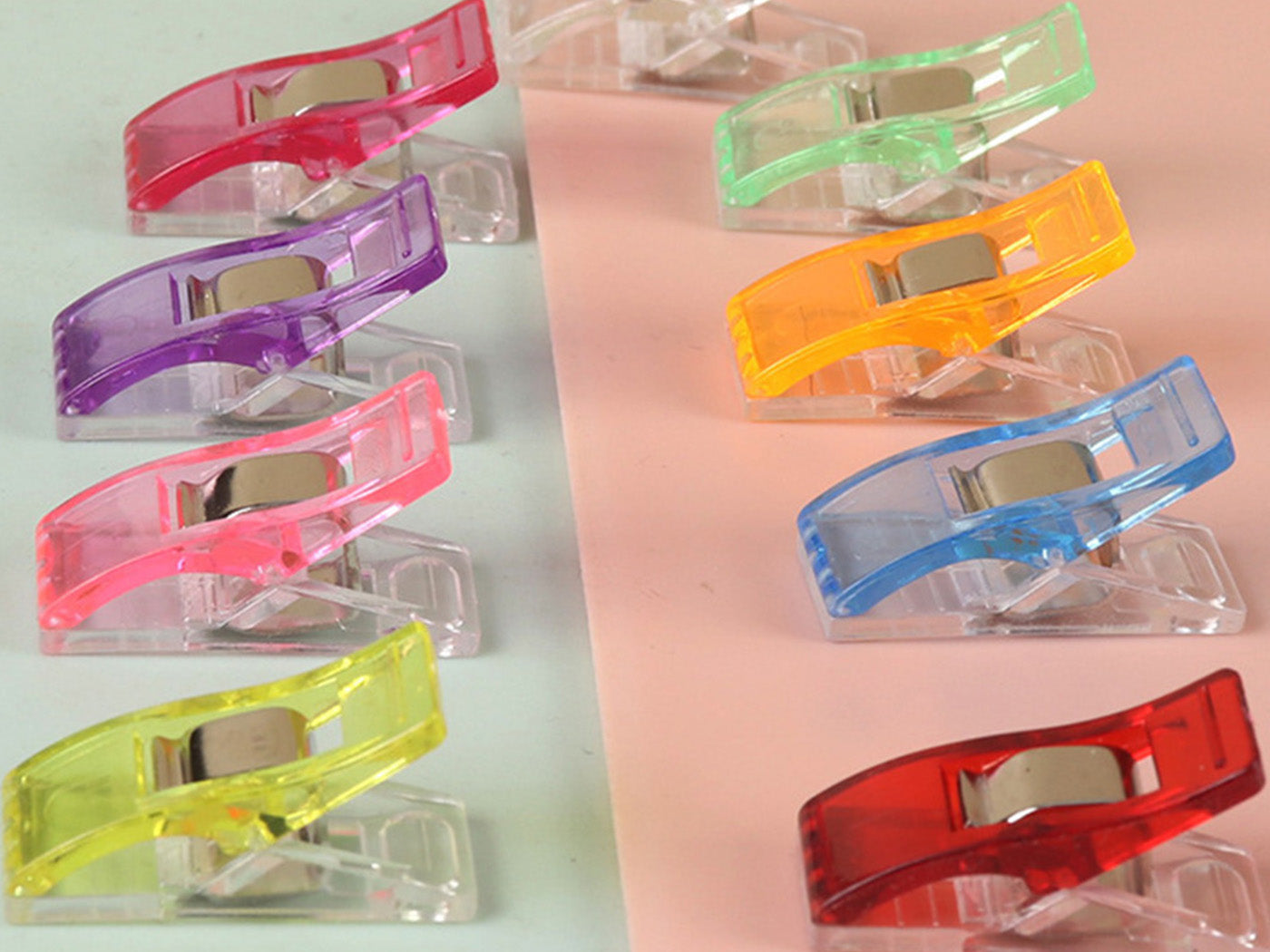 50Pcs Sewing Clips Quilting Clips Fabric Clips Assorted Colors Sewing Clips