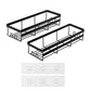 2Pcs Bathroom Shower Organizer Rack Storage Shelf Basket