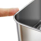 5Pcs Stainless Steel Food Storage Containers with Lids for Picnic Travel