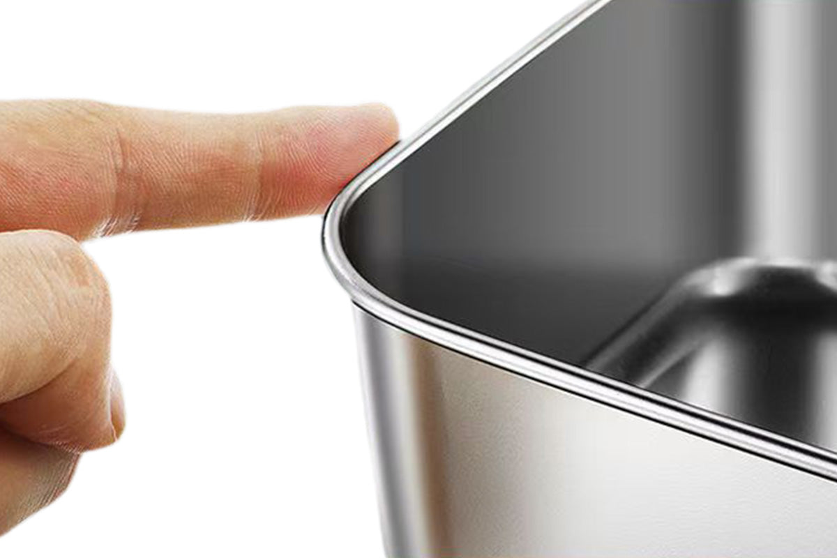 5Pcs Stainless Steel Food Storage Containers with Lids for Picnic Travel