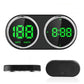 Car HUD Head Up Display Supports KMH MPH Time Direction Display Digital Car Speedometer for Cars Trucks