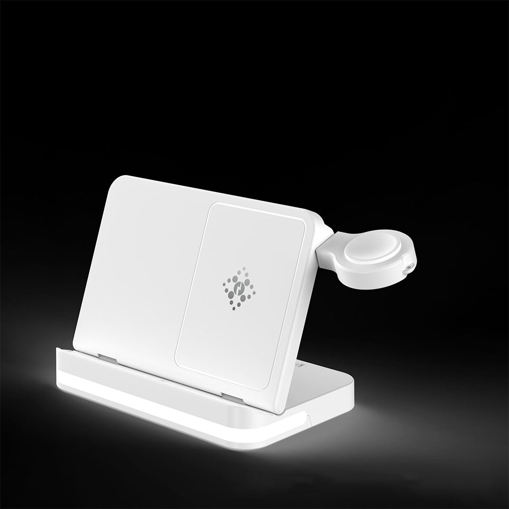 Samsung 3-in-1 Wireless Charging Station Fast Charger Stand for Phone Watch Earbuds