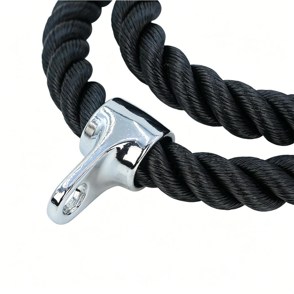Tricep Rope Dual Head Resistance Band Push Pull Down Exercises Muscle Resistance Bands Training