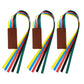 3Pcs PU Leather Ribbon Bookmark