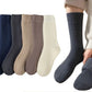 6-Pairs Men's Warm Fleece Lined Socks Winter Thermal Socks Cozy Warm Lined Socks