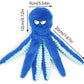 Interactive Plush Squeaky Dog Toy with Crinkle Tentacles for Medium & Large Dogs