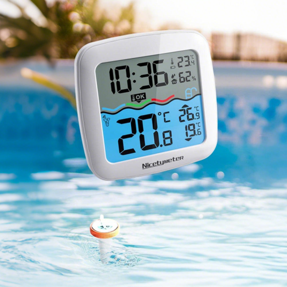 Waterproof Pool Thermometer Digital Pool Thermometer Floating for Swimming Pool
