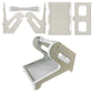 4 Inch Universal Thermal Label Printer Stand for Desktop Use