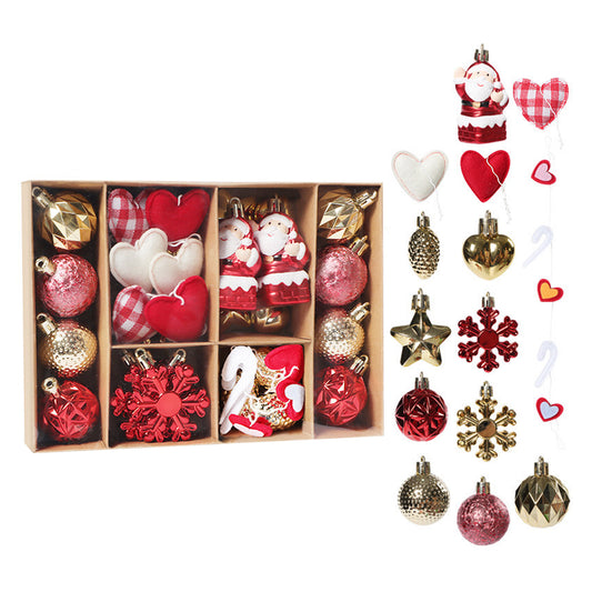 32Pcs Christmas Balls Ornaments Set
