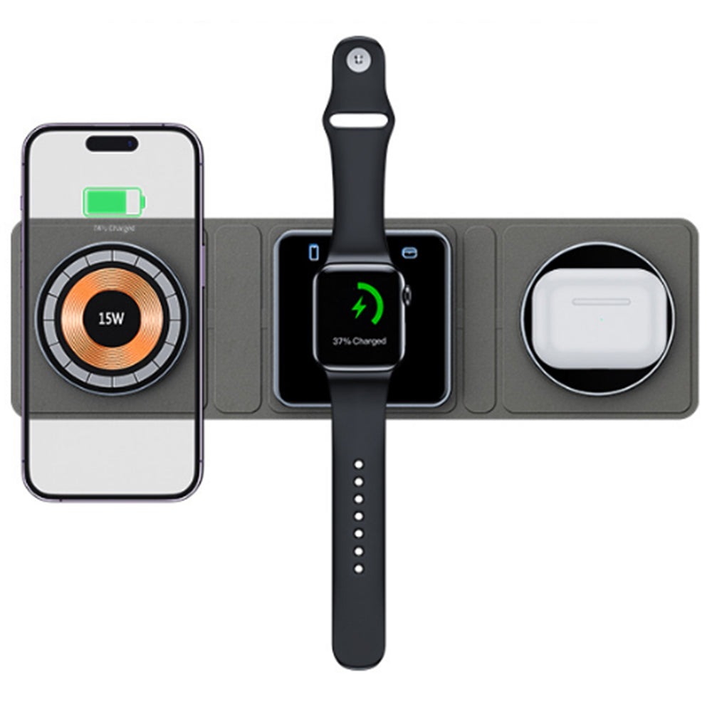 3 in 1 Wireless Fast Charging Dock for Android Apple Mobile Phone