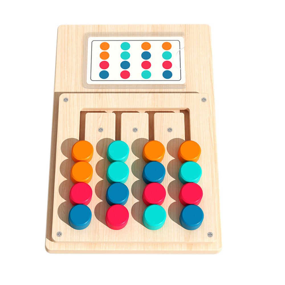 Color Matching Puzzle Toys Montessori Brain Teasers Board Game For Little Ones