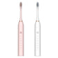 Couple's Electric Toothbrush Set with Travel Case -White and Pink