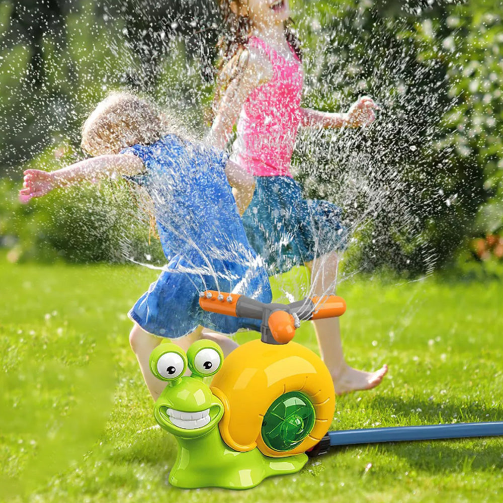 Water Sprinkler Baseball Toy 2 in 1 Snail Summer Outdoor Toy
