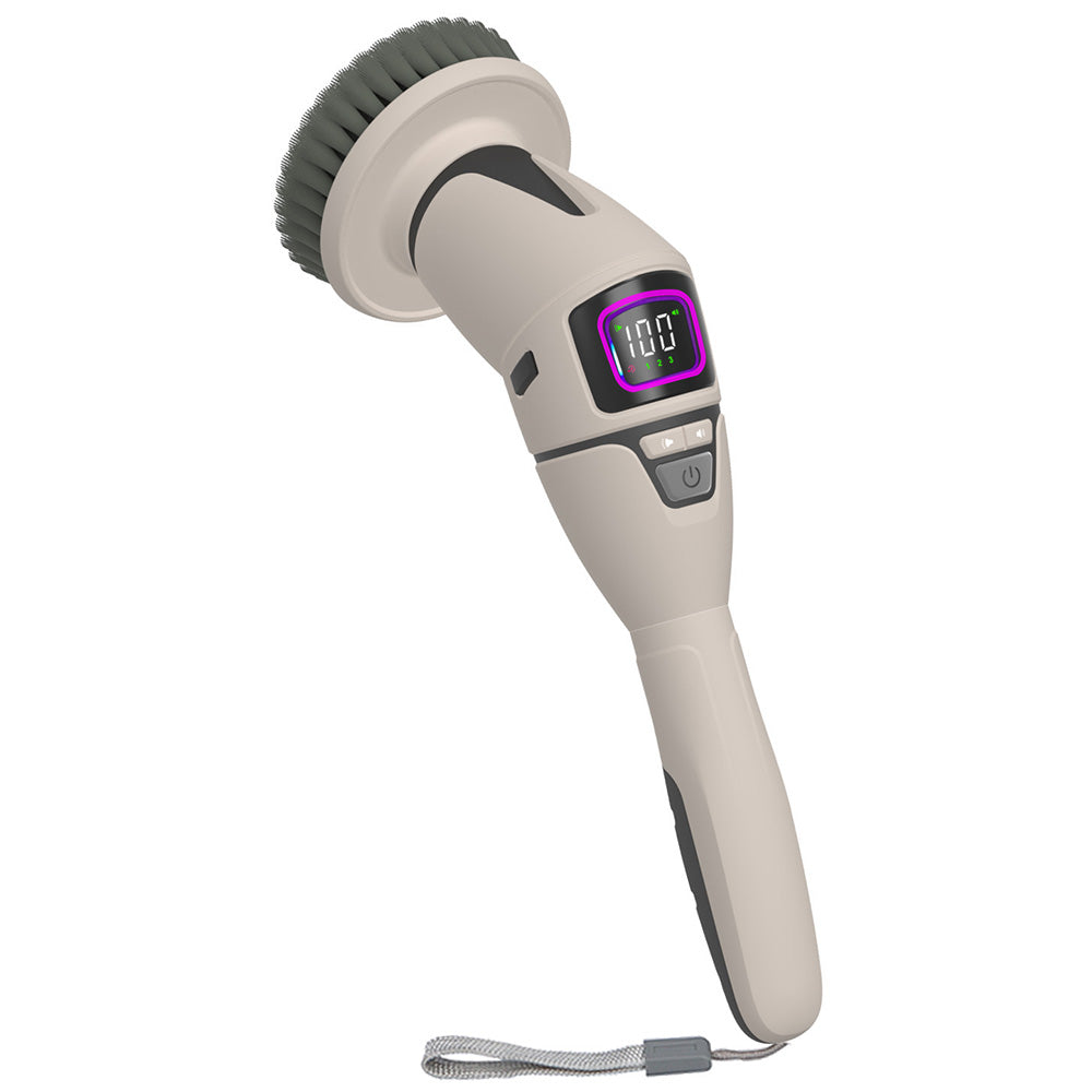 Electric Spin Scrubber with 10 Brush Heads 3 Speeds Cordless Cleaning Brush for Home Office