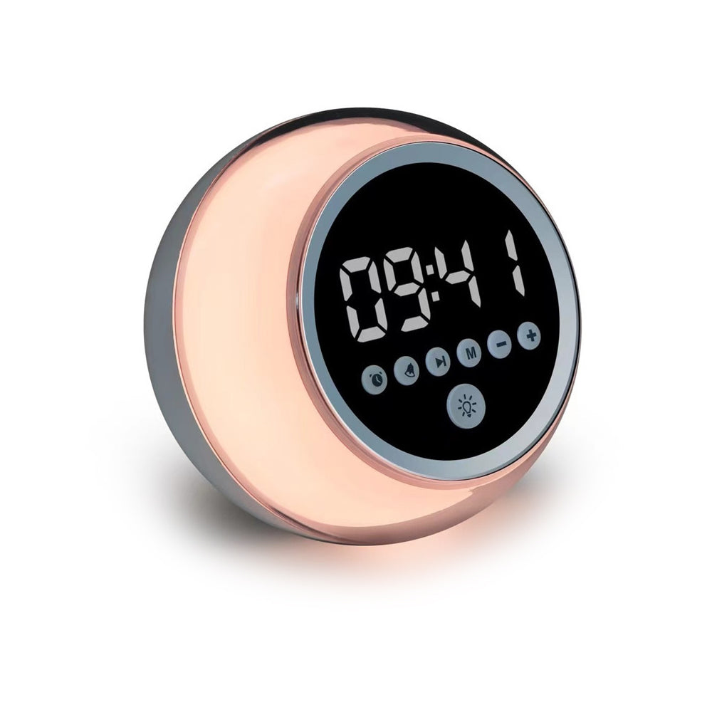 Multi-Function Alarm Clock Bluetooth Speaker LED Night Lights Kids Bedroom